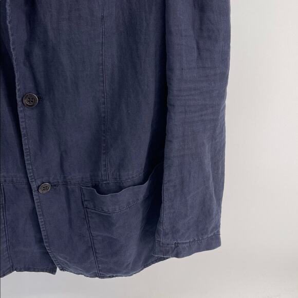True Measure linen cotton light weight unlined sport coat blazer sz M - Picture 4 of 7